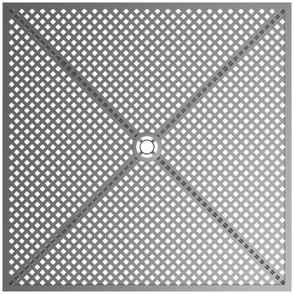 Lancaster Table & Seating Harbor Gray 36" Square Outdoor Standard Height Table With Ornate Legs And 4 Arm Chairs 4 Lancaster Table & Seating Harbor Gray 36" Square Outdoor Standard Height Table With Ornate Legs And 4 Arm Chairs - Image 4