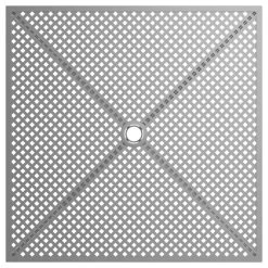 Lancaster Table & Seating Harbor Gray 36" Square Outdoor Standard Height Table With Modern Legs And 4 Arm Chairs -Zown Shop 2208720