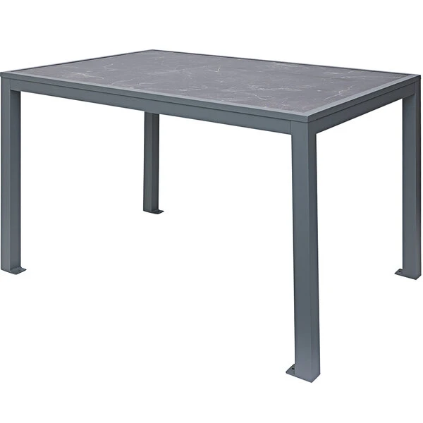 BFM Seating Surf 32" X 48" Soft Gray Aluminum Bolt-Down Pietro Top Standard Height Table 1 BFM Seating Surf 32" X 48" Soft Gray Aluminum Bolt-Down Pietro Top Standard Height Table