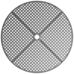 Lancaster Table & Seating Harbor Gray 30" Round Outdoor Standard Height Table With Modern Legs And 2 Arm Chairs -Zown Shop 2223019