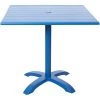 BFM Seating Beachcomber-Bali 24" X 32" Berry Powder Coated Aluminum Dining Height Outdoor / Indoor Table