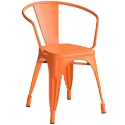 LT&S Alloy Series Lancaster Table & Seating Alloy Series 48" X 30" Orange Dining Height Outdoor Table With 4 Arm Chairs 8 LT&S Alloy Series Lancaster Table & Seating Alloy Series 48" X 30" Orange Dining Height Outdoor Table With 4 Arm Chairs -Zown Shop 2253711