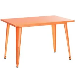 LT&S Alloy Series Lancaster Table & Seating Alloy Series 48" X 30" Orange Dining Height Outdoor Table With 4 Arm Chairs 7 LT&S Alloy Series Lancaster Table & Seating Alloy Series 48" X 30" Orange Dining Height Outdoor Table With 4 Arm Chairs -Zown Shop 2253712