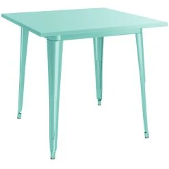 LT&S Alloy Series Lancaster Table & Seating Alloy Series 32" X 32" Seafoam Dining Height Outdoor Table With 4 Arm Chairs -Zown Shop 2253738