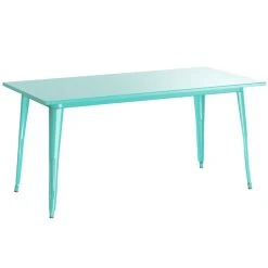 LT&S Alloy Series Lancaster Table & Seating Alloy Series 63" X 32" Seafoam Dining Height Outdoor Table With 6 Arm Chairs 7 LT&S Alloy Series Lancaster Table & Seating Alloy Series 63" X 32" Seafoam Dining Height Outdoor Table With 6 Arm Chairs -Zown Shop 2253760