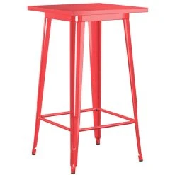 LT&S Alloy Series Lancaster Table & Seating Alloy Series 24" X 24" Red Outdoor Bar Height Table With 2 Metal Cafe Bar Stools 7 LT&S Alloy Series Lancaster Table & Seating Alloy Series 24" X 24" Red Outdoor Bar Height Table With 2 Metal Cafe Bar Stools -Zown Shop 2253801