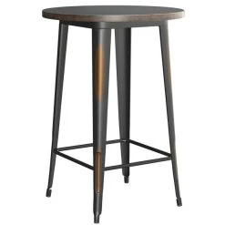 LT&S Alloy Series Lancaster Table & Seating Alloy Series 30" Round Distressed Copper Outdoor Bar Height Table With 4 Metal Cafe Bar Stools 7 LT&S Alloy Series Lancaster Table & Seating Alloy Series 30" Round Distressed Copper Outdoor Bar Height Table With 4 Metal Cafe Bar Stools -Zown Shop 2253817