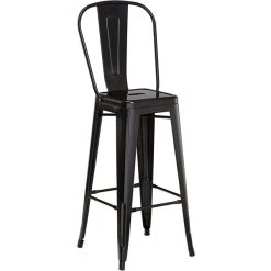 LT&S Alloy Series Lancaster Table & Seating Alloy Series 32" X 32" Black Outdoor Bar Height Table With 4 Metal Cafe Bar Stools 8 LT&S Alloy Series Lancaster Table & Seating Alloy Series 32" X 32" Black Outdoor Bar Height Table With 4 Metal Cafe Bar Stools -Zown Shop 2253836