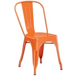 LT&S Alloy Series Lancaster Table & Seating Alloy Series 63" X 32" Orange Dining Height Outdoor Table With 6 Industrial Cafe Chairs 8 LT&S Alloy Series Lancaster Table & Seating Alloy Series 63" X 32" Orange Dining Height Outdoor Table With 6 Industrial Cafe Chairs -Zown Shop 2253972