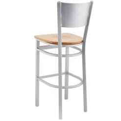 BFM Seating Axel Silver Mist Steel Bar Height Chair With Natural Wood Seat 5 BFM Seating Axel Silver Mist Steel Bar Height Chair With Natural Wood Seat -Zown Shop 2265397
