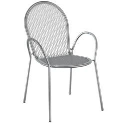 Lancaster Table & Seating Harbor Gray 36" Round Outdoor Standard Height Table With Modern Legs And 4 Arm Chairs 6 Lancaster Table & Seating Harbor Gray 36" Round Outdoor Standard Height Table With Modern Legs And 4 Arm Chairs -Zown Shop 2281022