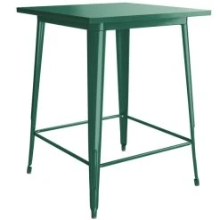 LT&S Alloy Series Lancaster Table & Seating Alloy Series 32" X 32" Emerald Outdoor Bar Height Table With 4 Metal Cafe Bar Stools 7 LT&S Alloy Series Lancaster Table & Seating Alloy Series 32" X 32" Emerald Outdoor Bar Height Table With 4 Metal Cafe Bar Stools -Zown Shop 2286699