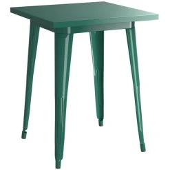 LT&S Alloy Series Lancaster Table & Seating Alloy Series 24" X 24" Emerald Dining Height Outdoor Table With 2 Industrial Cafe Chairs -Zown Shop 2287066