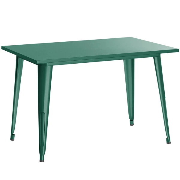 LT&S Alloy Series Lancaster Table & Seating Alloy Series 48" X 30" Emerald Dining Height Outdoor Table With 4 Industrial Cafe Chairs 3 LT&S Alloy Series Lancaster Table & Seating Alloy Series 48" X 30" Emerald Dining Height Outdoor Table With 4 Industrial Cafe Chairs - Image 3