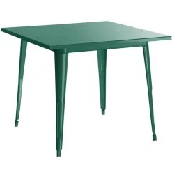 LT&S Alloy Series Lancaster Table & Seating Alloy Series 36" X 36" Emerald Dining Height Outdoor Table With 4 Industrial Cafe Chairs -Zown Shop 2287102
