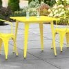 LT&S Alloy Series Lancaster Table & Seating Alloy Series 32" X 32" Yellow Dining Height Outdoor Table