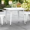 LT&S Alloy Series Lancaster Table & Seating Alloy Series 36" X 36" White Dining Height Outdoor Table