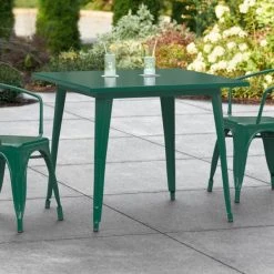 LT&S Alloy Series Lancaster Table & Seating Alloy Series 36" X 36" Emerald Dining Height Outdoor Table