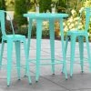 LT&S Alloy Series Lancaster Table & Seating Alloy Series 30" Round Seafoam Outdoor Bar Height Table