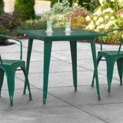 LT&S Alloy Series Lancaster Table & Seating Alloy Series 32" X 32" Emerald Dining Height Outdoor Table
