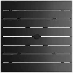 Lancaster Table & Seating 32" X 32" Black Powder-Coated Aluminum Bar Height Outdoor Table With Umbrella Hole 5 Lancaster Table & Seating 32" X 32" Black Powder-Coated Aluminum Bar Height Outdoor Table With Umbrella Hole -Zown Shop 2309897