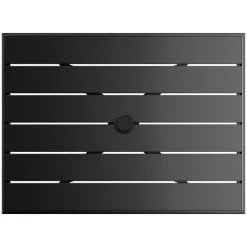 Lancaster Table & Seating 24" X 32" Black Powder-Coated Aluminum Standard Height Outdoor Table With Umbrella Hole And 2 Side Chairs 9 Lancaster Table & Seating 24" X 32" Black Powder-Coated Aluminum Standard Height Outdoor Table With Umbrella Hole And 2 Side Chairs -Zown Shop 2309969