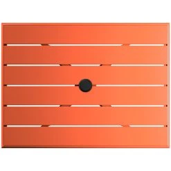 Lancaster Table & Seating 24" X 32" Orange Powder-Coated Aluminum Standard Height Outdoor Table With Umbrella Hole And 2 Side Chairs 9 Lancaster Table & Seating 24" X 32" Orange Powder-Coated Aluminum Standard Height Outdoor Table With Umbrella Hole And 2 Side Chairs -Zown Shop 2309999