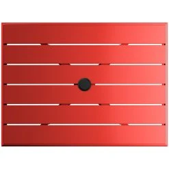 Lancaster Table & Seating 24" X 32" Red Powder-Coated Aluminum Dining Height Outdoor Table With Umbrella Hole And 2 Arm Chairs 9 Lancaster Table & Seating 24" X 32" Red Powder-Coated Aluminum Dining Height Outdoor Table With Umbrella Hole And 2 Arm Chairs -Zown Shop 2310003