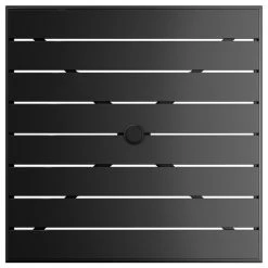 Lancaster Table & Seating 32" X 32" Black Powder-Coated Aluminum Dining Height Outdoor Table With Umbrella Hole 5 Lancaster Table & Seating 32" X 32" Black Powder-Coated Aluminum Dining Height Outdoor Table With Umbrella Hole -Zown Shop 2310023