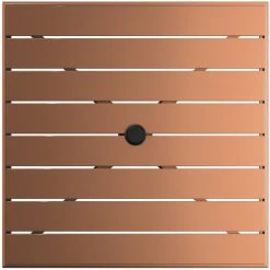 Lancaster Table & Seating 32" X 32" Brown Powder-Coated Aluminum Dining Height Outdoor Table With Umbrella Hole And 4 Arm Chairs 9 Lancaster Table & Seating 32" X 32" Brown Powder-Coated Aluminum Dining Height Outdoor Table With Umbrella Hole And 4 Arm Chairs -Zown Shop 2310037