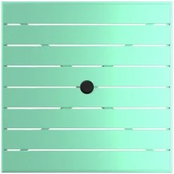 Lancaster Table & Seating 32" X 32" Seafoam Powder-Coated Aluminum Standard Height Outdoor Table With Umbrella Hole And 4 Arm Chairs -Zown Shop 2310065