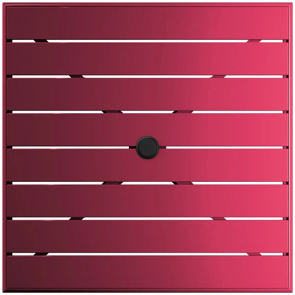 Lancaster Table & Seating 32" X 32" Sangria Powder-Coated Aluminum Standard Height Outdoor Table With Umbrella Hole And 4 Arm Chairs 5 Lancaster Table & Seating 32" X 32" Sangria Powder-Coated Aluminum Standard Height Outdoor Table With Umbrella Hole And 4 Arm Chairs - Image 5