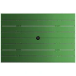 Lancaster Table & Seating 32" X 48" Green Powder-Coated Aluminum Standard Height Outdoor Table With Umbrella Hole And 4 Arm Chairs 9 Lancaster Table & Seating 32" X 48" Green Powder-Coated Aluminum Standard Height Outdoor Table With Umbrella Hole And 4 Arm Chairs -Zown Shop 2310103