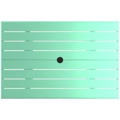 Lancaster Table & Seating 32" X 48" Seafoam Powder-Coated Aluminum Standard Height Outdoor Table With Umbrella Hole And 4 Side Chairs 9 Lancaster Table & Seating 32" X 48" Seafoam Powder-Coated Aluminum Standard Height Outdoor Table With Umbrella Hole And 4 Side Chairs -Zown Shop 2310128