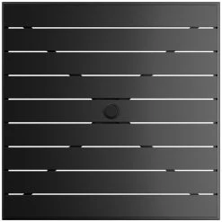 Lancaster Table & Seating 36" X 36" Black Powder-Coated Aluminum Standard Height Outdoor Table With Umbrella Hole And 4 Side Chairs 9 Lancaster Table & Seating 36" X 36" Black Powder-Coated Aluminum Standard Height Outdoor Table With Umbrella Hole And 4 Side Chairs -Zown Shop 2310169