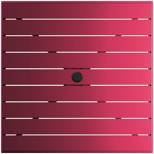 Lancaster Table & Seating 36" X 36" Sangria Powder-Coated Aluminum Standard Height Outdoor Table With Umbrella Hole And 4 Side Chairs 5 Lancaster Table & Seating 36" X 36" Sangria Powder-Coated Aluminum Standard Height Outdoor Table With Umbrella Hole And 4 Side Chairs - Image 5