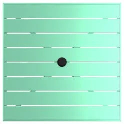 Lancaster Table & Seating 32" X 32" Seafoam Powder-Coated Aluminum Bar Height Outdoor Table With Umbrella Hole And 4 Barstools -Zown Shop 2342600