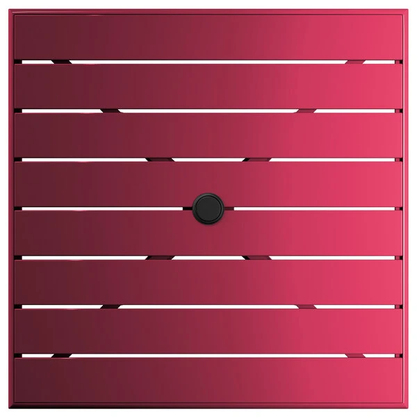 Lancaster Table & Seating 32" X 32" Sangria Powder-Coated Aluminum Bar Height Outdoor Table With Umbrella Hole And 4 Barstools 5 Lancaster Table & Seating 32" X 32" Sangria Powder-Coated Aluminum Bar Height Outdoor Table With Umbrella Hole And 4 Barstools - Image 5