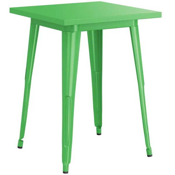 LT&S Alloy Series Lancaster Table & Seating Alloy Series 24" X 24" Green Dining Height Outdoor Table 2 LT&S Alloy Series Lancaster Table & Seating Alloy Series 24" X 24" Green Dining Height Outdoor Table - Image 2