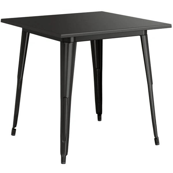 LT&S Alloy Series Lancaster Table & Seating Alloy Series 32" X 32" Black Dining Height Outdoor Table 2 LT&S Alloy Series Lancaster Table & Seating Alloy Series 32" X 32" Black Dining Height Outdoor Table - Image 2