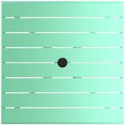 Lancaster Table & Seating 32" X 32" Sea Foam Powder-Coated Aluminum Bar Height Outdoor Table With Umbrella Hole -Zown Shop 2368695