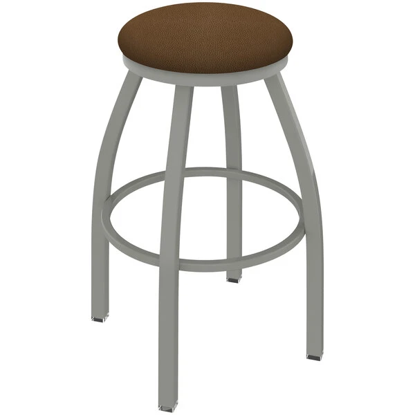 Holland Bar Stool XL 802 Misha 30" Ladderback Swivel Bar Stool With Anodized Nickel Finish And Rein Thatch Seat 1 Holland Bar Stool XL 802 Misha 30" Ladderback Swivel Bar Stool With Anodized Nickel Finish And Rein Thatch Seat