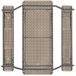 Lancaster Table & Seating 30" X 71" Rectangular Brown Faux Wood Folding Picnic Table With Attached Benches 6 Lancaster Table & Seating 30" X 71" Rectangular Brown Faux Wood Folding Picnic Table With Attached Benches -Zown Shop 2373542