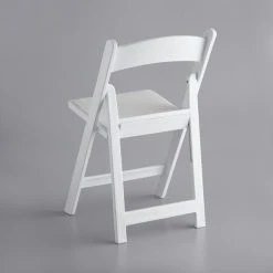 Lancaster Table & Seating White Resin Folding Chair With Vinyl Seat 7 Lancaster Table & Seating White Resin Folding Chair With Vinyl Seat -Zown Shop 2374329