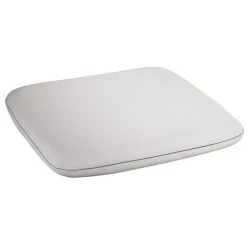 LT&S Alloy Series Lancaster Table & Seating Alloy Series Silver Stackable Metal Indoor / Outdoor Industrial Cafe Counter Height Stool With Gray Fabric Magnetic Cushion -Zown Shop 2391369