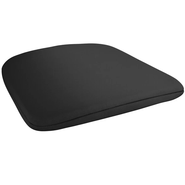 LT&S Alloy Series Lancaster Table & Seating Alloy Series Black Stackable Metal Indoor / Outdoor Industrial Cafe Arm Chair With Black Fabric Magnetic Cushion 5 LT&S Alloy Series Lancaster Table & Seating Alloy Series Black Stackable Metal Indoor / Outdoor Industrial Cafe Arm Chair With Black Fabric Magnetic Cushion - Image 5