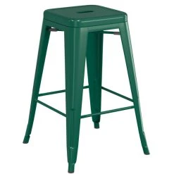 LT&S Alloy Series Lancaster Table & Seating Alloy Series Emerald Metal Indoor Industrial Cafe Counter Height Stool With Gray Wood Seat 5 LT&S Alloy Series Lancaster Table & Seating Alloy Series Emerald Metal Indoor Industrial Cafe Counter Height Stool With Gray Wood Seat -Zown Shop 2431549
