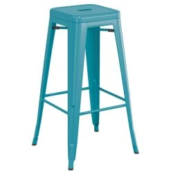LT&S Alloy Series Lancaster Table & Seating Alloy Series Teal Metal Indoor Industrial Cafe Bar Height Stool With Walnut Wood Seat 5 LT&S Alloy Series Lancaster Table & Seating Alloy Series Teal Metal Indoor Industrial Cafe Bar Height Stool With Walnut Wood Seat -Zown Shop 2432981