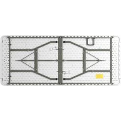 Lancaster Table & Seating 30" X 72" Heavy-Duty Granite White Plastic Bi-Folding Table 6 Lancaster Table & Seating 30" X 72" Heavy-Duty Granite White Plastic Bi-Folding Table -Zown Shop 2433886