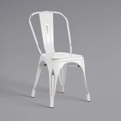 LT&S Alloy Series Lancaster Table & Seating Alloy Series 32" X 32" Distressed White Dining Height Outdoor Table With 4 Industrial Cafe Chairs 9 LT&S Alloy Series Lancaster Table & Seating Alloy Series 32" X 32" Distressed White Dining Height Outdoor Table With 4 Industrial Cafe Chairs -Zown Shop 2453278